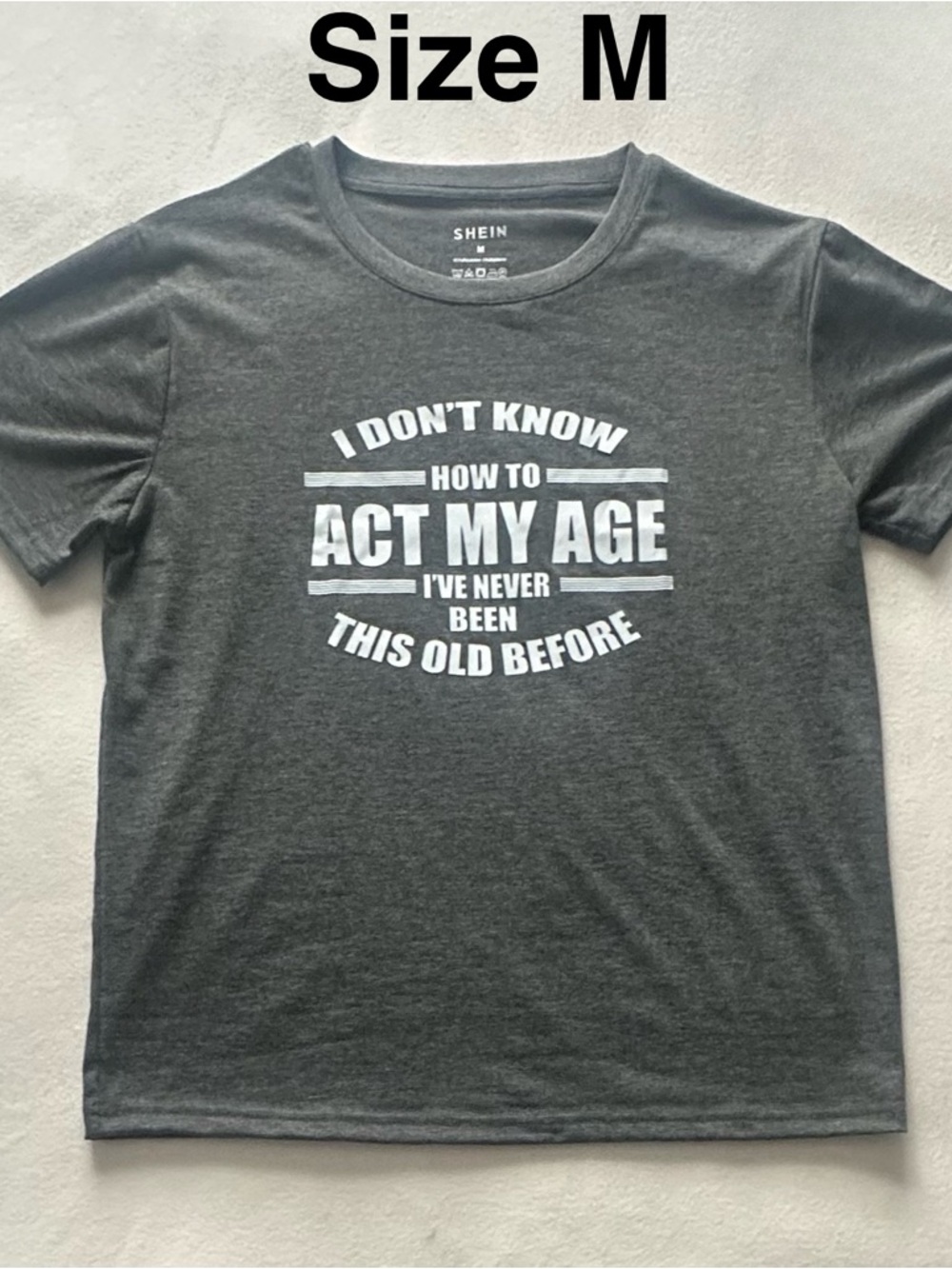 5/$15💥 Graphic Shirt Birthday Humor T-Shirt Top Tee